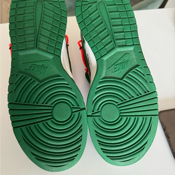 Used Off-White Off White x Nike Dunk LowGreen White - Picture 7 of 10